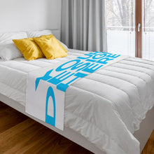 Cargar imagen en el visor de la galería, Bandera de cama Toalla tapizada Decoración del banquete de boda del hotel JJ0527062 Personalizada con impresión completa con Foto Logo Patrón Texto