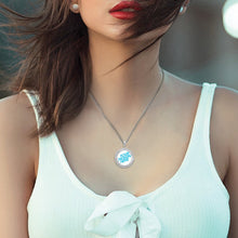 Cargar imagen en el visor de la galería, Collar de Diamantes Multicolores de Aleación para mujer SS1401003 Personalizado con texto nombre foto