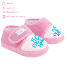 Cargar imagen en el visor de la galería, Zapatos de bebé niñas recién nacidos invierno FS0806025 Personalizado Personalizada con Foto, Texto o Logo
