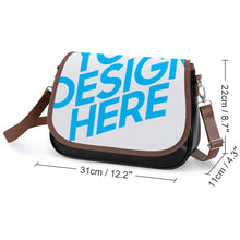 Cargar imagen en el visor de la galería, Bolso de Cuero PU de Inyección Directa con Diseño Personalizado de Tu Texto o Imagen