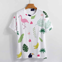 Cargar imagen en el visor de la galería, Camiseta manga corta de verano con estampado de moda para mujer NT Personalizada con Impresión Completa de una imagen con Foto Logo Patrón Texto