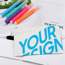 Cargar imagen en el visor de la galería, Cartera Monedero Billetera de lienzo con cremallera para hombre y mujer XB0608009 Personalizada con Foto, Texto o Logo