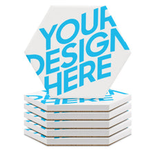 Cargar imagen en el visor de la galería, Posavasos para Bebidas Posavasos de Cerámica Hexagonal Posavasos Absorbentes 4 / 6 Piezas JJ0520147 Personalizado con impresión de una imagen con Foto Logo Patrón Texto