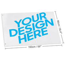 Cargar imagen en el visor de la galería, Bandera de Poliéster con Impresión por Transferencia Térmica de Diseño Personalizado de Tu Estilo de Fotos