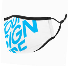 Cargar imagen en el visor de la galería, Máscara Mascarilla Transpirable con Filtro de Poliéster con Diseño Personalizado de Tus Patrones o Textos