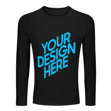 Cargar imagen en el visor de la galería, Camiseta Larga Algodón Puro con Cuello Redondo Multicolor para Hombre FS0803034 Personalizada con Impresión Completa de una imagen con Foto Logo Patrón Texto