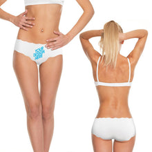 Cargar imagen en el visor de la galería, Calzoncillo de seda helada sin rastro de algodón puro para mujer FS0826003 Personalizado con Impresión Completa con Foto Logo Patrón Texto