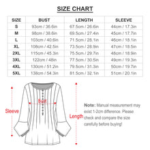 Cargar imagen en el visor de la galería, Camisa de mujer de manga larga SDS20150 con diez botones y mangas de pétalos con volantes personalizado con patrón foto texto (impresión de imágenes múltiples)