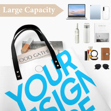 Cargar imagen en el visor de la galería, Bolso tote de piel de primera calidad bolso clásico de mujer personalizado con patrón foto texto