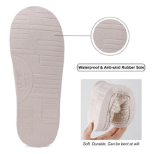 Cargar imagen en el visor de la galería, Zapatillas para Hogar de Algodón para Mujer con Diseño Personalizado Personalizada de Tus Nombres o Imágenes