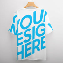 Cargar imagen en el visor de la galería, Camiseta de manga corta con bolsillo cuello redondo para hombre NTREV2 Personalizada con Impresión Completa de una imagen con Foto Logo Patrón Texto