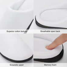 Cargar imagen en el visor de la galería, Pantuflas de Algodón para mujer personalizadas con Impresión Completa con Foto Logo Patrón Texto