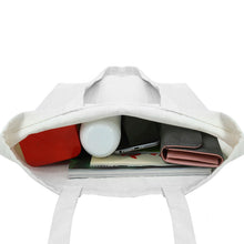 Cargar imagen en el visor de la galería, Bolso de Algodón y Lino con Impresión de Diseño Personalizado con Tus Patrones y Textos