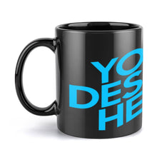 Cargar imagen en el visor de la galería, Taza de Cerámica Negra Para Café Té de Leche JJ0520119 Personalizada Impresion Completa con Foto Logo Patrón Texto