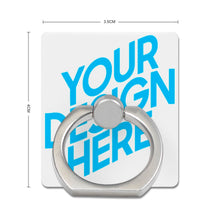 Cargar imagen en el visor de la galería, Soporte Cuadrado con Anillo de Móvil Acrílico con Impresión UV Personalizada con Tu foto or imagen