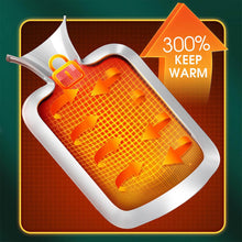 Cargar imagen en el visor de la galería, Bolsa de Agua Caliente 1L con Funda de Felpa Corta Estampada Extraíble Lavable para Invierno Adultos Niños JJ0529212 Personalizada Impresion Completa de Una Imagen con Foto Logo Patrón Texto