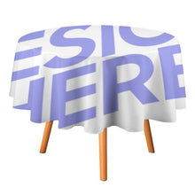 Cargar imagen en el visor de la galería, Mantel Redondo para Mesa / Manteles Redondos JJ0519735 Personalizados con Impresión Completa de Una Imagen con Foto Logo Patrón Texto