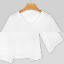 Cargar imagen en el visor de la galería, Blusa / Top Casual de Manga Larga de Gasa Suelta de Moda para Mujer 1L Personalizada con Impresión Completa de una imagen con Foto Logo Patrón Texto