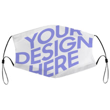 Cargar imagen en el visor de la galería, Mascarilla Reutilizable Antipolvo para Adultos con Filtro Lavable JJ0521007 Personalizada Impresion Completa de Una Imagen con Foto Logo Patrón Texto