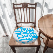 Cargar imagen en el visor de la galería, Cojín Redondo de Poliéster con Diseño Personalizado con Foto, Texto o Logo