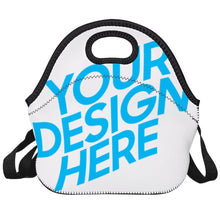 Cargar imagen en el visor de la galería, Bolsa de PVC para almuerzo, bolsa fresca, bolsa térmica con asa (hay varias especificaciones disponibles) para adultos y niños Impresión de diseño Personalizado con Foto o Mensajes de Texto