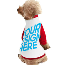 Cargar imagen en el visor de la galería, Ropa para Mascotas de Terciopelo sin Capucha con Diseño Personalizado de Tu Texto o Foto
