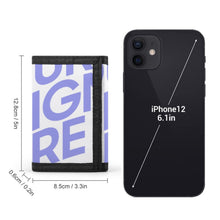 Cargar imagen en el visor de la galería, Cartera / Billetera de tres pliegues con estampado para mujer hombre XB0608018 Personalizada con Foto Logo Patrón Texto