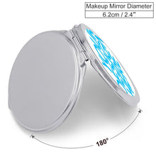 Cargar imagen en el visor de la galería, Espejo de Maquillaje de Viaje con Diseño Personalizado Tus Patrones o Nombres