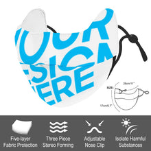 Cargar imagen en el visor de la galería, Máscara Mascarilla de Apertura de Nariz con Diseño Personalizado de Tus Fotos o Textos Online