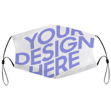 Cargar imagen en el visor de la galería, Mascarilla Antipolvo Infantil Higiénica Reutilizable para Niños Niñas Mayores con filtros JJ0521012 Personalizada Impresion Completa con Imagen Foto Logo Patrón Texto