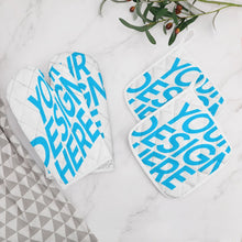 Cargar imagen en el visor de la galería, Guantes Aislantes / Manpolas de Cocina Conjunto de Cuatro Unidades para Horno Sartén Olla JJ0522073 Personalizados Impresion Completa de Una Imagen con Foto Logo Patrón Texto