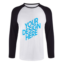 Cargar imagen en el visor de la galería, Camiseta de Manga Larga para hombre de Algodón FS0803023 Personalizada con Foto Logo Patrón Texto