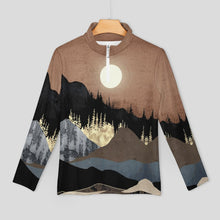 Cargar imagen en el visor de la galería, Top Deportivo con Cierre Manga Larga para Yoga Deporte Correr para Mujer SDS007 Personalizado con Impresión Completa de Múltiples Imágenes con Foto Logo Patrón Texto