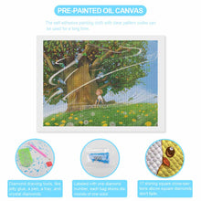 Cargar imagen en el visor de la galería, Pintura de diamante/Lienzo/Imagen de versión horizontal (redonda) GY0903389 Personalizado,Personalizada Con Foto,Logo O Texto