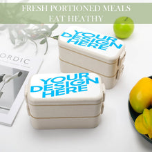 Cargar imagen en el visor de la galería, Caja de Almuerzo con Diseño Personalizado Personalizada de Tus Fotos o Nombres Online