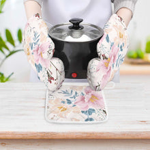 Cargar imagen en el visor de la galería, Guantes Aislantes y Agarraderas (Combo de Tres Piezas) con Diseño Personalizado Personalizada de Tus Fotos o Nombres