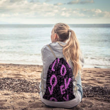 Cargar imagen en el visor de la galería, Bolsa con Cordones Reutilizable / Mochila para Deporte Escolar Gimnasio Viaje Playa XB0604115 Personalizada Impresion Completa de Una Imagen con Foto Logo Patrón Texto