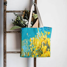 Cargar imagen en el visor de la galería, Bolsa de Lona Informal / Bolso Tote de Tela con Estampado Capacidad Grande para Mujeres Niñas Estudiantes para Compras Oficina XB0601052 Personalizada con Impresión Completa de Múltiples Imágenes con Foto Texto Patrón