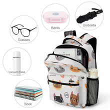 Cargar imagen en el visor de la galería, Mochila para los niños y niñas Morral A012 Diseño de imagen única Personalizada Personalizado con Foto o Mensajes de Texto
