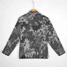 Cargar imagen en el visor de la galería, Sudadera Suelta sin Capucha con Botones Cuello Alzado Invierno para Hombre BAL Personalizada Impresion Completa de Una Imagen con Foto Logo Patrón Texto