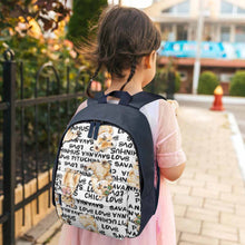 Cargar imagen en el visor de la galería, Mochila Infantil Sencilla Mochial de Estudiante Capacidad Grande con Estampado para Niños Niñas XB0604091 Personalizada de una sola imagen con Foto Logo Patrón Texto