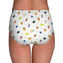 Cargar imagen en el visor de la galería, Braga / Ropa Interior Clásica Regular de Cintura Media para Mujer NZ208 Personalizada con Impresión Completa de una imagen con Foto Logo Patrón Texto