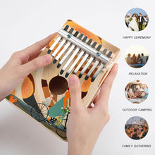 Cargar imagen en el visor de la galería, Piano de Pulgar Kalimba Teclas de Madera Marimba Instrumento Profesional JJ0530001 Personalizado Impresion Completa de Una Imagen con Foto Logo Patrón Texto