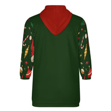 Cargar imagen en el visor de la galería, Sudadera Estamapda Infantil Larga con Capucha con Forro Polar para Niña Chica Adolescentes B412 Personalizada con Impresión Completa de Una Imagen con Foto Logo Patrón Texto