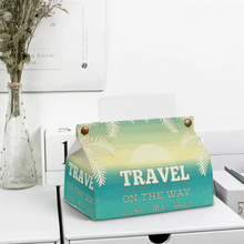 Cargar imagen en el visor de la galería, Caja de Pañuelos PU / Porta Pañuelos Tisúes para Hogar Oficina Coche JJ0531035 Personalizada Impresion Completa de Múltiples Imágenes con Foto Logo Patrón Texto