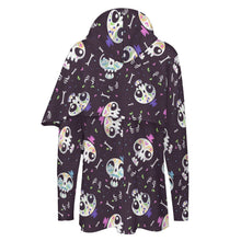 Cargar imagen en el visor de la galería, Sudadera Ajustada Midi con Estampado Capucha para Mujer SDS001 Personalizada Impresion Completa de Múltiples Imágenes con Foto Logo Patrón Texto