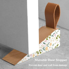 Cargar imagen en el visor de la galería, Tope de Puerta Adhesivo de Madera para Suelo JJ0529019 Personalizado Impresion Completa de Una Imagen con Foto Logotipo Patrón Texto