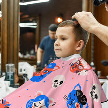 Cargar imagen en el visor de la galería, Capa Peluquería Infantil Bata de Corte de Pelo Delantal Impermeable de Afeitar Salón para Niños JJ0522084 Personalizada Impresion Completa de Una Imagen con Foto Logotipo Patrón Texto