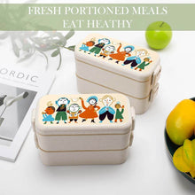 Cargar imagen en el visor de la galería, Caja de Almuerzo con Diseño Personalizado Personalizada de Tus Fotos o Nombres Online