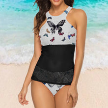 Cargar imagen en el visor de la galería, Tankini / Bañador Escote Halter FT5132 Personalizado con impresión completa con Foto Logo Patrón Texto